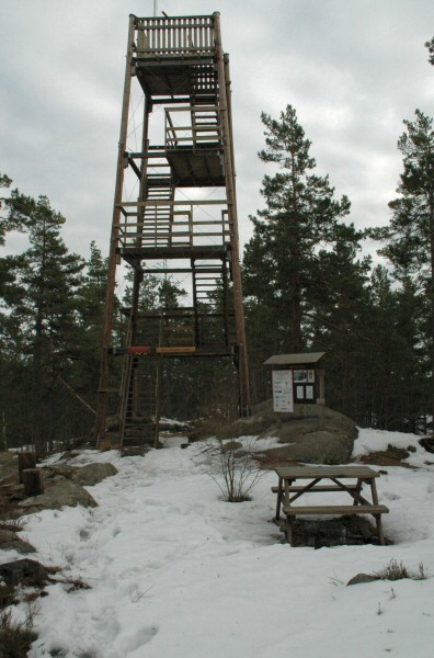 The highpoint of Södermanland in March 2005.