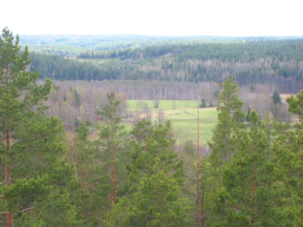 The highpoint of Södermanland in the beginning of May 2005.