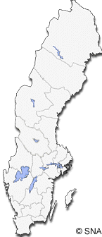 Map of the Swedish Counties